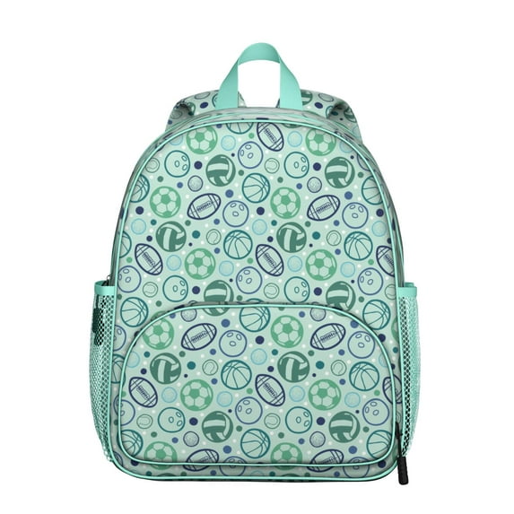 Waterproof Backpack for Students - Durable, Adjustable with Team Prints for Baseball, Football, and Soccer