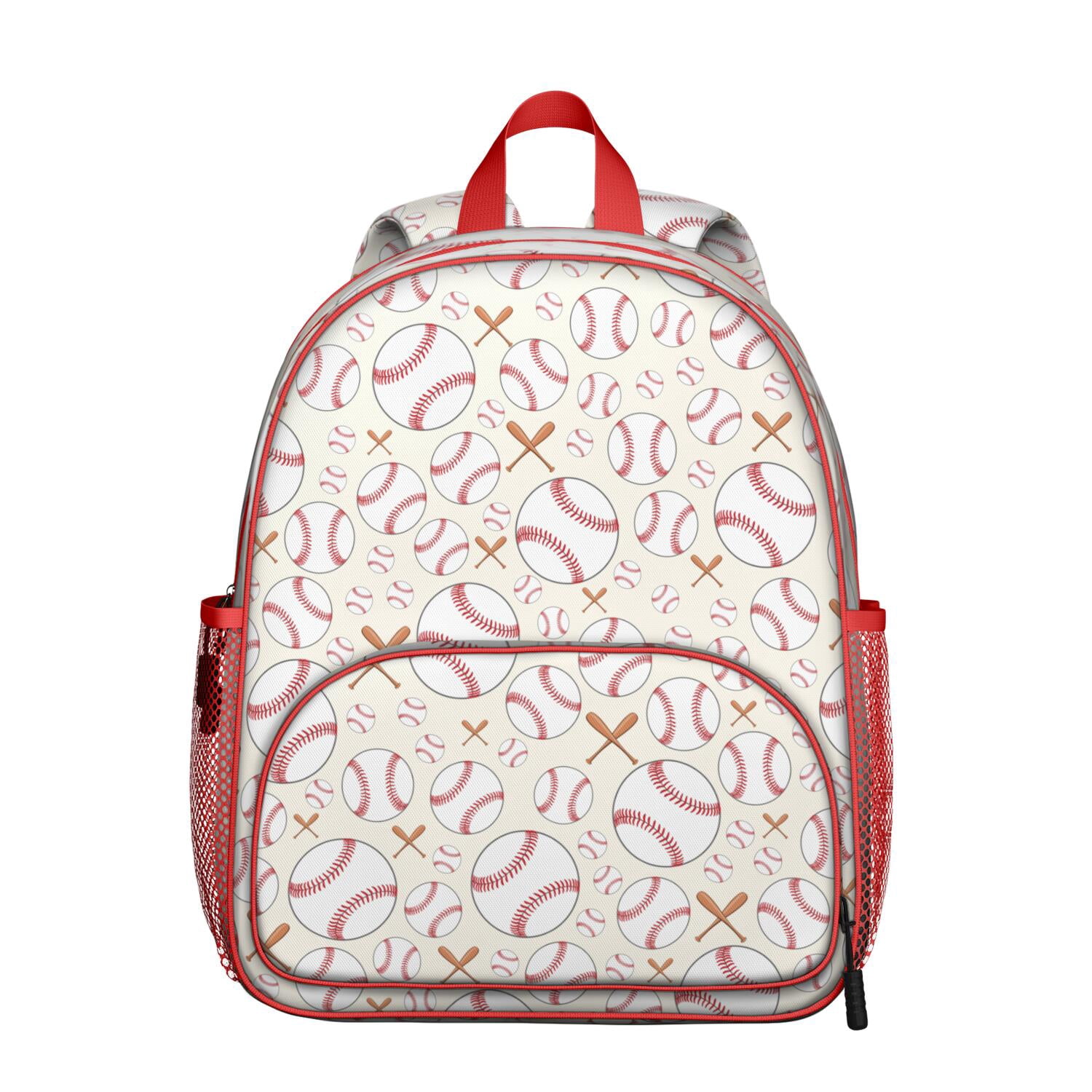 Waterproof Backpack for Students - Durable, Adjustable with Team Prints for Baseball, Football, and Soccer