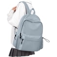 thumbnail image 1 of Waterproof Backpack for Women, Lightweight School Bookbag & Casual Travel Daypack for College and Travel, Blue, 1 of 13