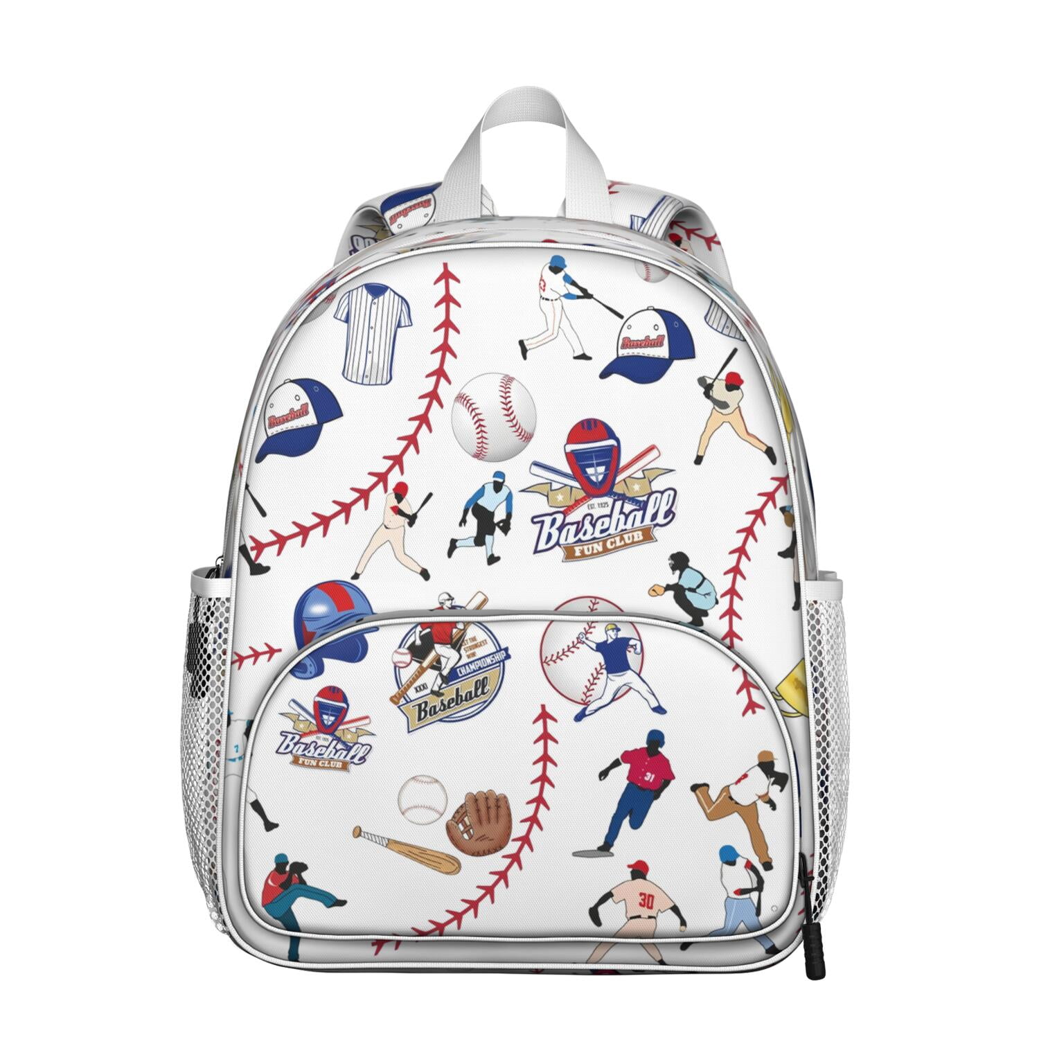 Waterproof Backpack with Side Pockets - Durable, Breathable for Baseball, Basketball, and Soccer Players