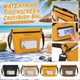 thumbnail image 1 of Waterproof Bag, Small Dry Bag Waterproof, Waterproof Crossbody Bag, Travel Essentials, 10X8.5X8 in Transparent Window Waterproof Storage Pouch with Detachable Crossbody Strap for, 1 of 4