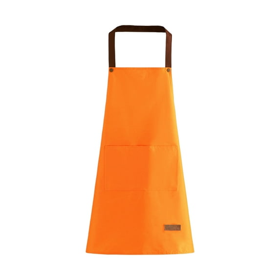 Waterproof Barrier Enhanced Plastic Apron With Adjustable Neck Strap And Front Pocket Unisex Kitchen Protective Accessory For Cooking And Cleaning Stain Resistant And Oil Proof