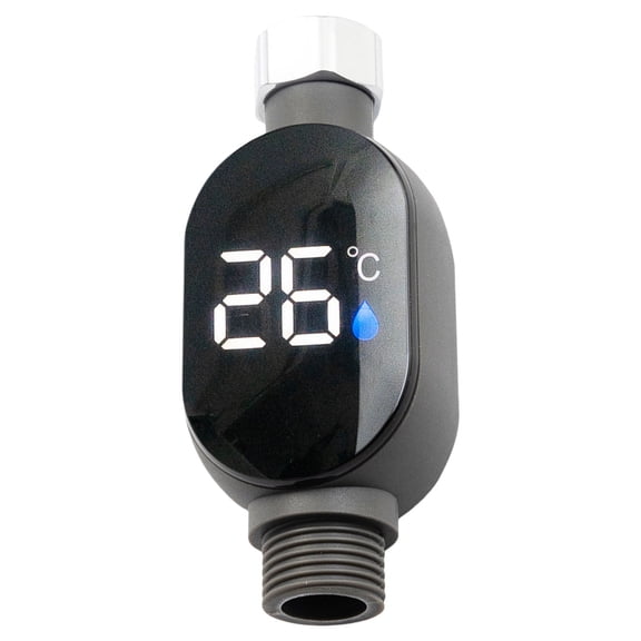 Waterproof Bath Thermostat Shower Temperature Meter LED Digital Display Water Temperature Meter Easy to Install