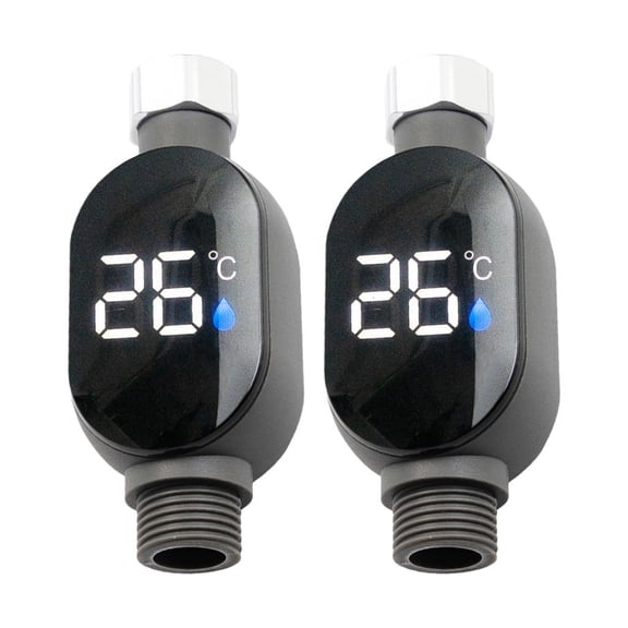 Lerpwige Waterproof Bath Thermostat Shower Temperature Meter for Bathroom Kitchen