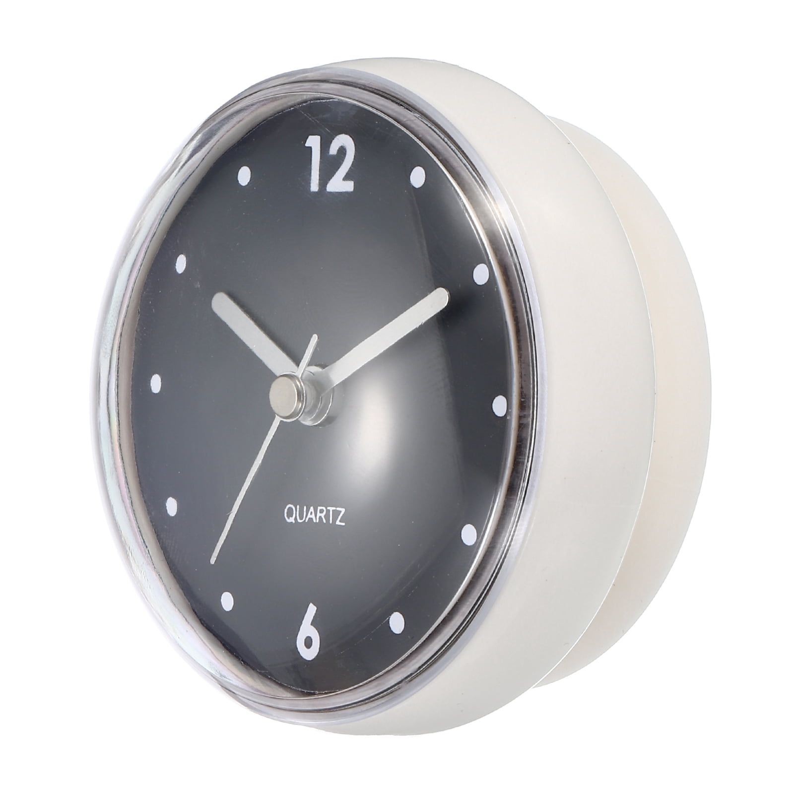 Waterproof Bathroom Clock Battery Operated Wall Clock with White