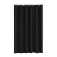 thumbnail image 1 of Waterproof Bathroom Shower Curtain 80x180cm | Thickened Polyester Fabric | Plain Color, Quick-Dry, Rustproof Metal Grommets | Reinforced Head, Includes Hook | Contemporary Partition Door Curtain, 1 of 6