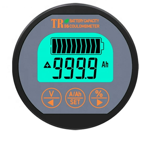 Waterproof Battery Monitor Battery Tester 80V 100A Caravan RV Motorhome UPS lithium iron lead-acid 999 AH