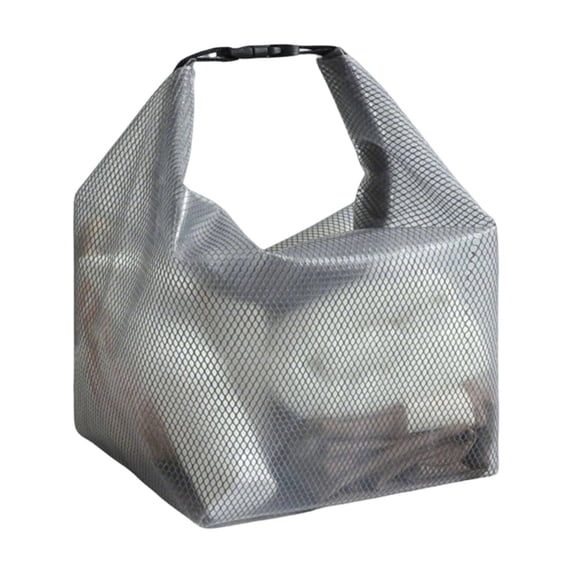 Waterproof Beach Bag Large Capacity EVA Dry Wet Tote,Sand-Proof Zippered Storage Duffel,Lightweight Portable Outdoor Gear for Travel Swim Grey 14 Inch