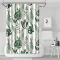 thumbnail image 1 of Waterproof Beautiful Colorful Floral Shower Curtain 72x72 Inch Boho Style Polyester Unique Shower Curtain for Bathroom Hotel Home Decor with 12 Plastic Hooks, 1 of 5