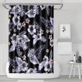 thumbnail image 1 of Waterproof Beautiful Colorful Floral Shower Curtain 72x72 Inch Boho Style Polyester Unique Shower Curtain for Bathroom Hotel Home Decor with 12 Plastic Hooks, 1 of 5