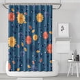 thumbnail image 1 of Waterproof Beautiful Colorful Floral Shower Curtain 72x72 Inch Boho Style Polyester Unique Shower Curtain for Bathroom Hotel Home Decor with 12 Plastic Hooks, 1 of 5