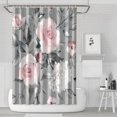 thumbnail image 1 of Waterproof Beautiful Colorful Floral Shower Curtain 72x72 Inch Boho Style Polyester Unique Shower Curtain for Bathroom Hotel Home Decor with 12 Plastic Hooks, 1 of 5