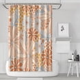 thumbnail image 1 of Waterproof Beautiful Colorful Floral Shower Curtain 72x72 Inch Boho Style Polyester Unique Shower Curtain for Bathroom Hotel Home Decor with 12 Plastic Hooks, 1 of 5