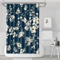thumbnail image 1 of Waterproof Beautiful Colorful Floral Shower Curtain 72x72 Inch Boho Style Polyester Unique Shower Curtain for Bathroom Hotel Home Decor with 12 Plastic Hooks, 1 of 5