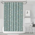thumbnail image 1 of Waterproof Beautiful Colorful Floral Shower Curtain 72x72 Inch Boho Style Polyester Unique Shower Curtain for Bathroom Hotel Home Decor with 12 Plastic Hooks, 1 of 5