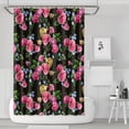 thumbnail image 1 of Waterproof Beautiful Colorful Floral Shower Curtain 72x72 Inch Boho Style Polyester Unique Shower Curtain for Bathroom Hotel Home Decor with 12 Plastic Hooks, 1 of 5