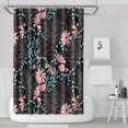 thumbnail image 1 of Waterproof Beautiful Colorful Floral Shower Curtain 72x72 Inch Boho Style Polyester Unique Shower Curtain for Bathroom Hotel Home Decor with 12 Plastic Hooks, 1 of 5