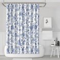 thumbnail image 1 of Waterproof Beautiful Colorful Floral Shower Curtain 72x72 Inch Boho Style Polyester Unique Shower Curtain for Bathroom Hotel Home Decor with 12 Plastic Hooks, 1 of 5