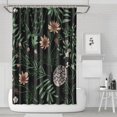 thumbnail image 1 of Waterproof Beautiful Colorful Floral Shower Curtain 72x72 Inch Boho Style Polyester Unique Shower Curtain for Bathroom Hotel Home Decor with 12 Plastic Hooks, 1 of 5