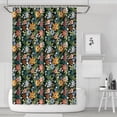 thumbnail image 1 of Waterproof Beautiful Colorful Floral Shower Curtain 72x72 Inch Boho Style Polyester Unique Shower Curtain for Bathroom Hotel Home Decor with 12 Plastic Hooks, 1 of 5
