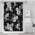 thumbnail image 1 of Waterproof Beautiful Colorful Floral Shower Curtain 72x72 Inch Boho Style Polyester Unique Shower Curtain for Bathroom Hotel Home Decor with 12 Plastic Hooks, 1 of 5