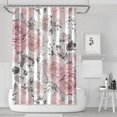 thumbnail image 1 of Waterproof Beautiful Colorful Floral Shower Curtain 72x72 Inch Boho Style Polyester Unique Shower Curtain for Bathroom Hotel Home Decor with 12 Plastic Hooks, 1 of 5