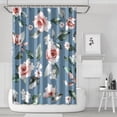 thumbnail image 1 of Waterproof Beautiful Colorful Floral Shower Curtain 72x72 Inch Boho Style Polyester Unique Shower Curtain for Bathroom Hotel Home Decor with 12 Plastic Hooks, 1 of 5