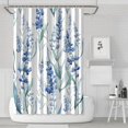 thumbnail image 1 of Waterproof Beautiful Colorful Floral Shower Curtain 72x72 Inch Boho Style Polyester Unique Shower Curtain for Bathroom Hotel Home Decor with 12 Plastic Hooks, 1 of 5