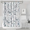 thumbnail image 1 of Waterproof Beautiful Colorful Floral Shower Curtain 72x72 Inch Boho Style Polyester Unique Shower Curtain for Bathroom Hotel Home Decor with 12 Plastic Hooks, 1 of 5