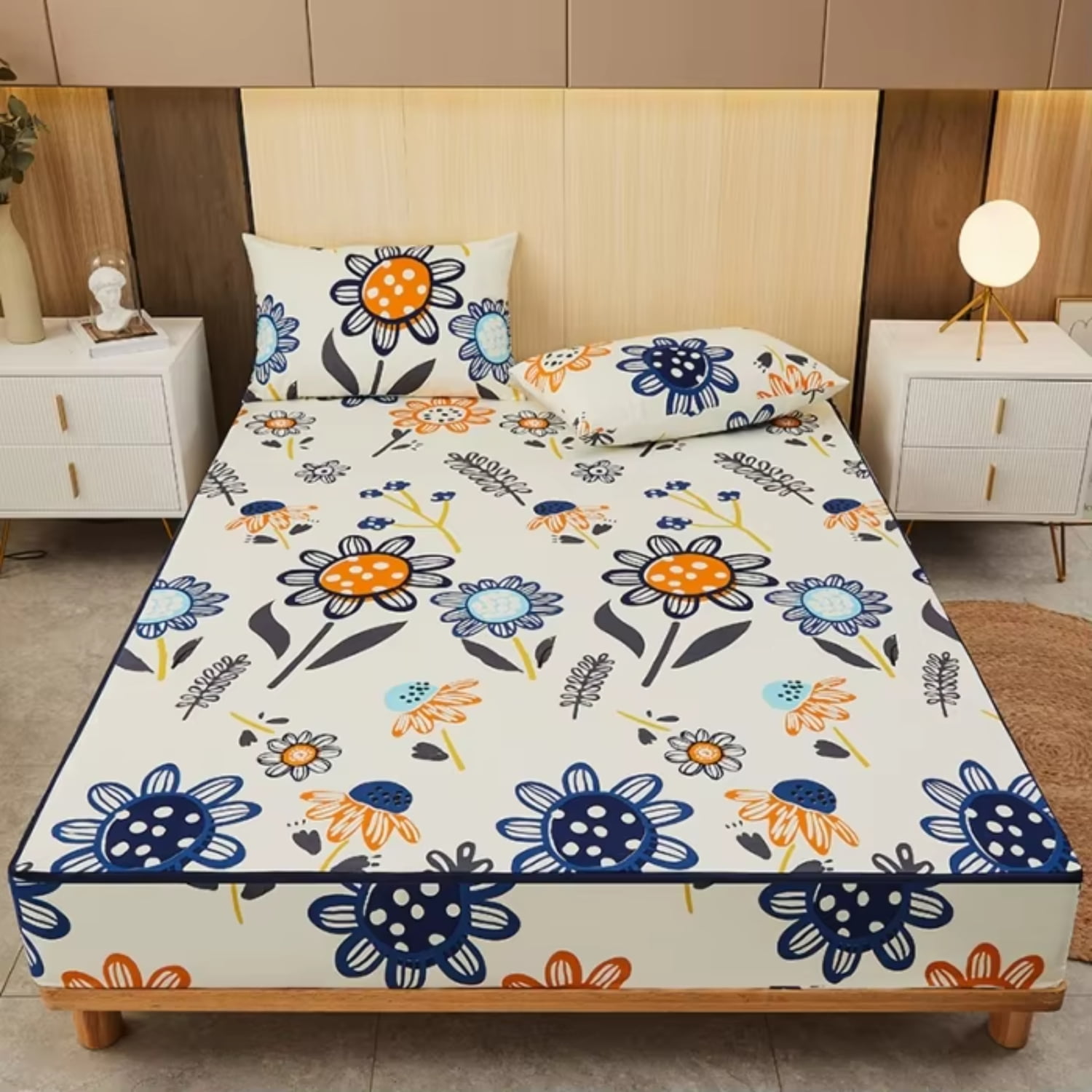 Waterproof Bed Bug Proof Mattress Cover with Zipper Inclusive Six