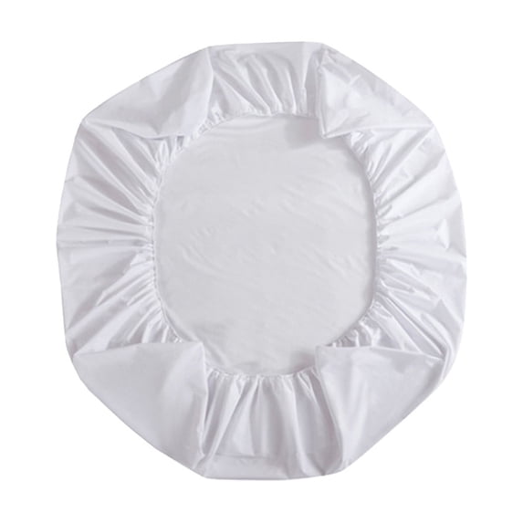 Waterproof Bed Mattress Cover – 74.8 x 14.1 Inch Twin Size, TPU Polyester, Breathable & Machine Washable (White)
