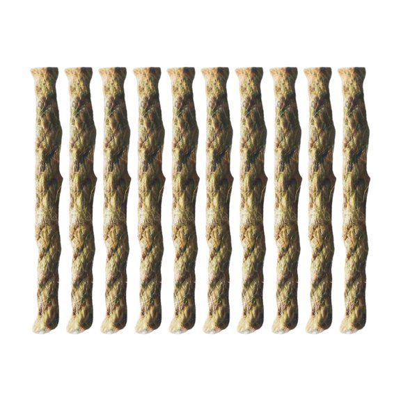 Waterproof Beeswax Fire Starter Rope 10-Pack for Outdoor Camping Hiking and Emergency Fire Lighting