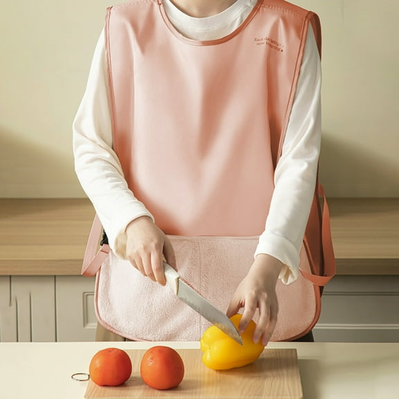 Waterproof Bibs Apron Smock for Women with Pockets Breathable Chef Tabard for Cooking Baking Gardening BBQ and Crafts Easy Clean & Washable