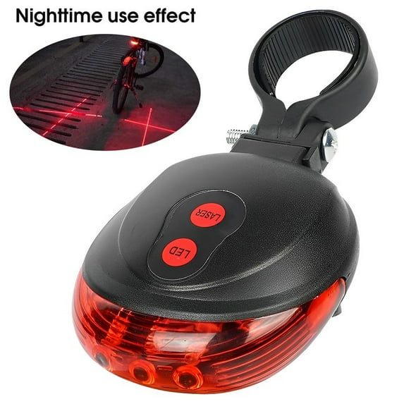 Waterproof Bicycle Cycling Lights Taillights LED Laser Safety Warning Bicycle Lights Bicycle Tail Bicycle Accessories Light