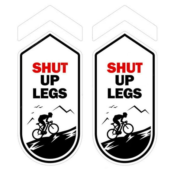 Waterproof Bicycle Stickers 2-Pack Durable Peel and Stick Decals for Bike Frame Personalization