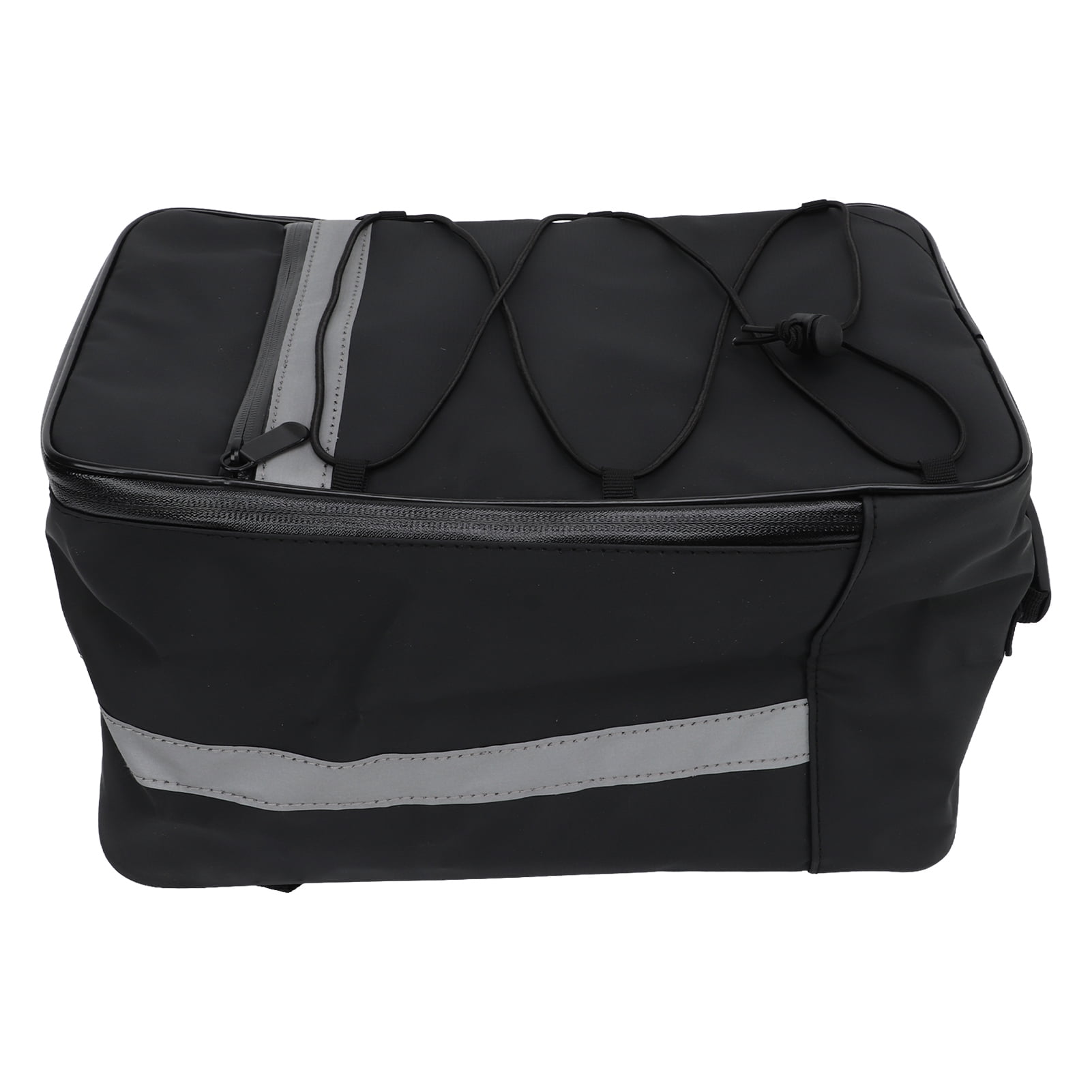 Backpack On Bike Rear Rack Waterproof Bike Rear Rack Bag with Rain Cover Large Capacity Bicycle ...
