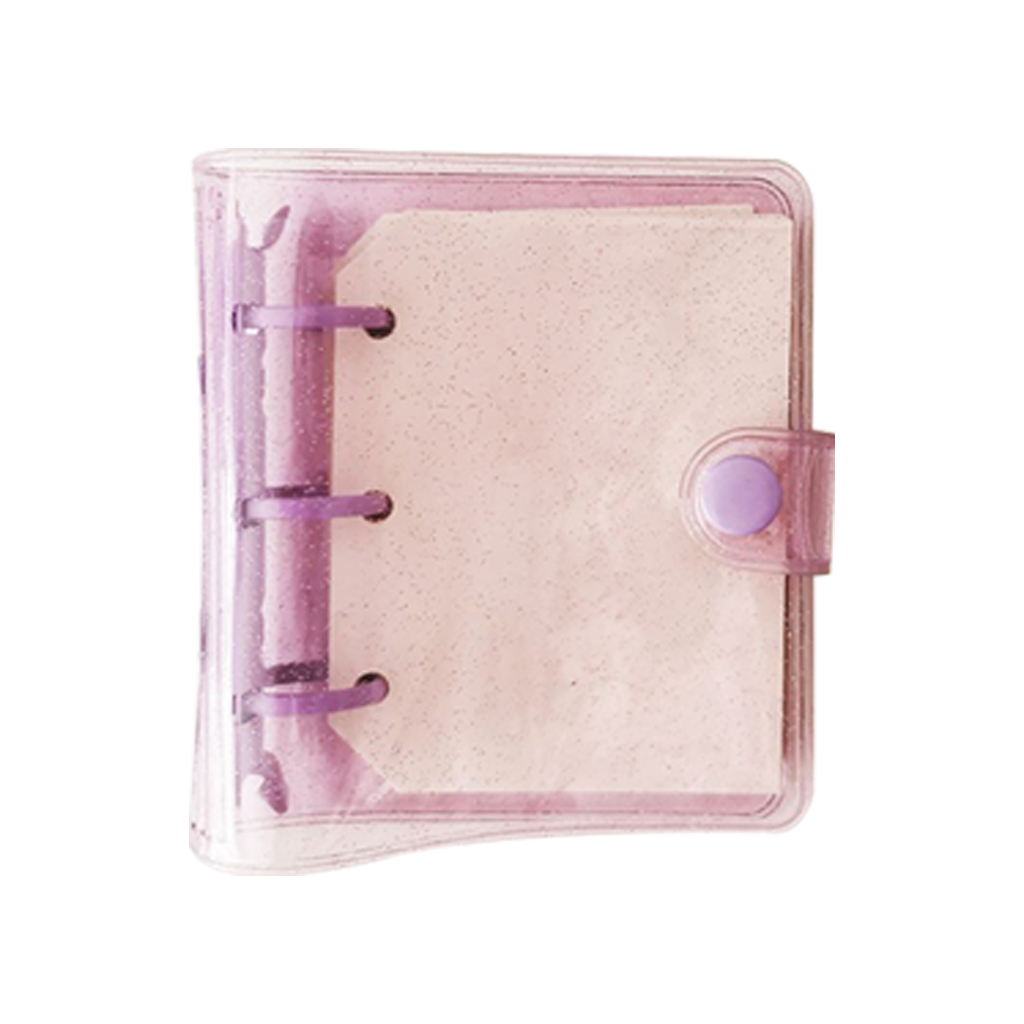 Waterproof Binder Notebook Mini Binder Pockets 3Hole Refillable