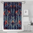 thumbnail image 1 of Waterproof Birds Of Paradise Pattern Shower Curtain 72x72 Inch Boho Style Polyester Unique Shower Curtain for Bathroom Hotel Home Decor with 12 Plastic Hooks, 1 of 5
