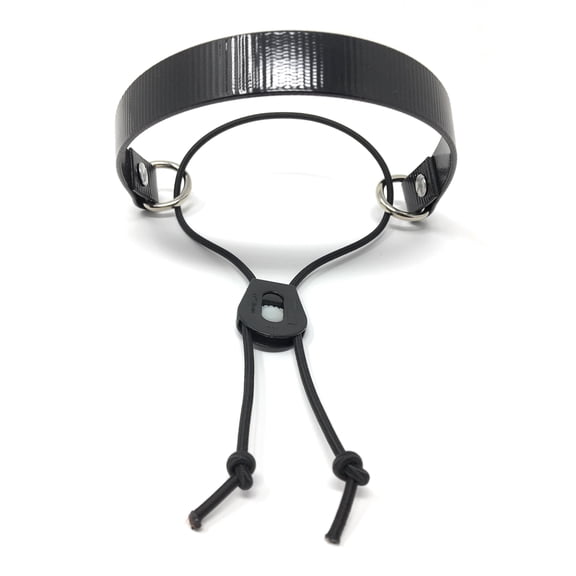 Waterproof Black High Flex E Bungee Sure Fit Quick On/Off Full Grip E Collar
