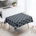 thumbnail image 1 of Waterproof Black and White Colorful Geometric Pattern Rectangular Tablecloth Wedding Restaurant Decor Kitchen Table, 1 of 5