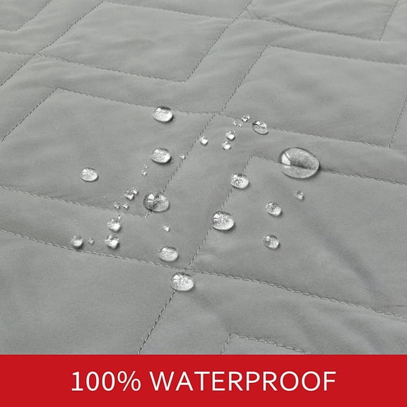 Waterproof Blanket 2 Pack Dog Bed Cover with Non-Skid Bottom, Couch Cover for Dogs, Mattress Protector Furniture Protector, Bed Couch Sofa(52" X 82")