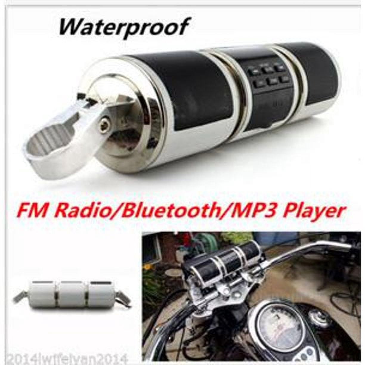Jolly's Waterproof Bluetooth Motorcycle Stereo Speakers, 7/8-1.25 In