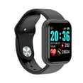 thumbnail image 1 of Waterproof Bluetooth Smart Watch Phone Mate Heart Rate Monitor For iOS Android, Black, 1 of 6