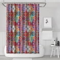 thumbnail image 1 of Waterproof Bohemian Shower Curtain 72x72 Inch Boho Style Polyester Unique Shower Curtain for Bathroom Hotel Home Decor with 12 Plastic Hooks, 1 of 5
