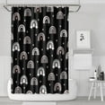 thumbnail image 1 of Waterproof Bohemian Shower Curtain 72x72 Inch Boho Style Polyester Unique Shower Curtain for Bathroom Hotel Home Decor with 12 Plastic Hooks, 1 of 5