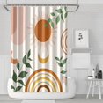 thumbnail image 1 of Waterproof Bohemian Shower Curtain 72x72 Inch Boho Style Polyester Unique Shower Curtain for Bathroom Hotel Home Decor with 12 Plastic Hooks, 1 of 5