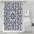 thumbnail image 1 of Waterproof Bohemian Shower Curtain 72x72 Inch Boho Style Polyester Unique Shower Curtain for Bathroom Hotel Home Decor with 12 Plastic Hooks, 1 of 5