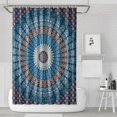 thumbnail image 1 of Waterproof Bohemian Shower Curtain 72x72 Inch Boho Style Polyester Unique Shower Curtain for Bathroom Hotel Home Decor with 12 Plastic Hooks, 1 of 5