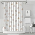 thumbnail image 1 of Waterproof Bohemian Shower Curtain 72x72 Inch Boho Style Polyester Unique Shower Curtain for Bathroom Hotel Home Decor with 12 Plastic Hooks, 1 of 5