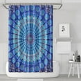 thumbnail image 1 of Waterproof Bohemian Shower Curtain 72x72 Inch Boho Style Polyester Unique Shower Curtain for Bathroom Hotel Home Decor with 12 Plastic Hooks, 1 of 5